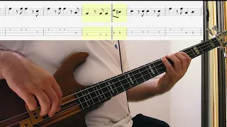 Albert Hammond - It Never Rains In Southern California  Bass Cover with TAB