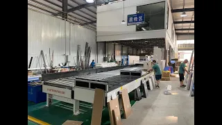 Furniture factory - Automation packaging conveyor line