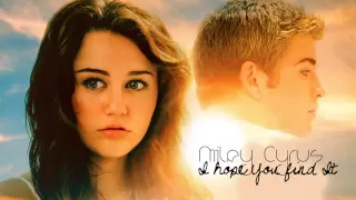 Miley Cyrus - I Hope You Find It [HQ + Lyrics]