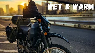 Navigating the Streets of NYC on a DR650 with Tusk Pilot Panniers