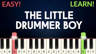 The Little Drummer Boy - Christmas Carol | EASY Piano Tutorial