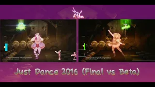 Just Dance 2016 I'm An Albatraoz (Beta Vs Final)