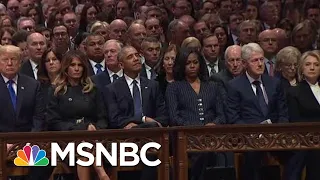 Former Presidents Sit Together In National Cathedral To Honor H.W. Bush | MSNBC