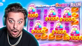 I COULD NOT STOP HITTING $1000 WINS ON SUGAR RUSH XMAS!