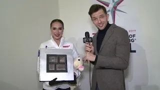 Alina Zagitova GP Final 2019 SP Me Voy Interview