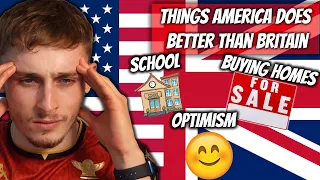 Brit Reacting to 7 Things AMERICA Does BETTER than the UK (Controversial)