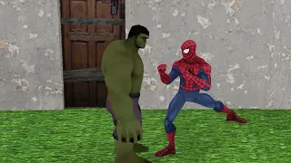 Granny vs Spiderman, Hulk Funny Animation (pt 2)