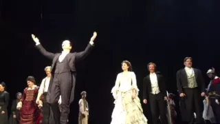 Phantom of the Opera - Curtain Call - front row - 1st.Mar 2016