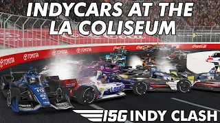 Indycars at the LA Coliseum! | Team I5G INDY CLASH