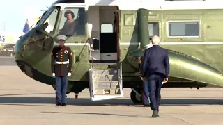 Biden arrival at JFK