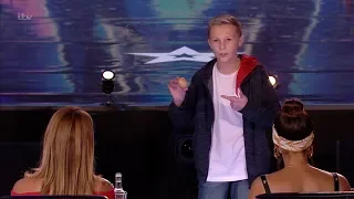 Britain's Got Talent 2020 14 Year Old Magician Jasper Cherry Full Audition S14E07