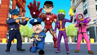 Fat Boy Became Iron Man Hero - Scary Teacher 3D Avengers Protect City