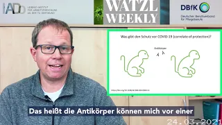 Watzl Weekly 10 [24.03.2021]: Immunologie-Update mit Prof. Dr. Carsten Watzl