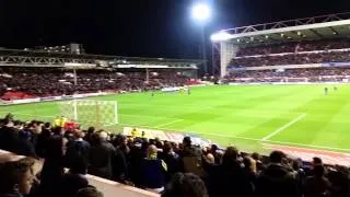 FORREST V LEEDS UTD TEAMS COMING OUT