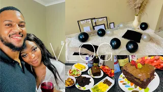 VLOG: Birthday indoor picnic for my man| baking a cake| meals preparation| picnic decor| SA YouTuber