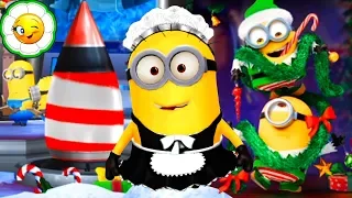 Гадкий Я: Minion Rush #61 Новогодняя миссия! Служанка и Весёлые Миньоны помощники! 1-2 этап