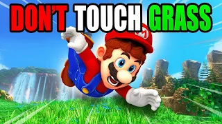 If I Touch Grass in ALL Mario Games, The Video Ends