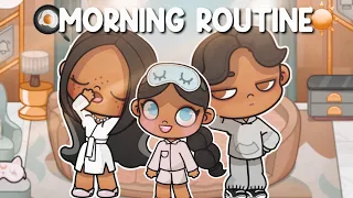 Family Morning ROUTINE | *with voice* | TOCA BOCA family roleplay | AVATAR WORLD