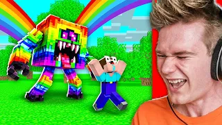 TĘCZOWY POTWÓR TROLL na WIDZU XD 🌈🌈🌈 | Minecraft Extreme