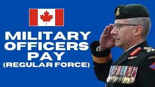 CANADIAN ARMED FORCES REGULAR OFFICERS BASIC PAY - 2024