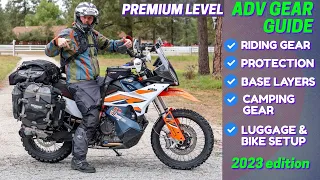 ✔Complete Gear Guide✔ for ADV Motorcycle Riding & Camping (2023 PREMIUM edition)