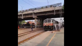 160 km/hr brutal faridabad station skip by GATIMAAN 🔥