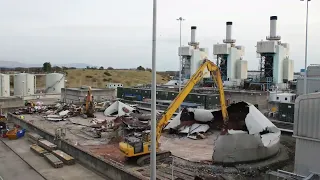 Sellafield Ltd - Fellside combined Heat and Power Plant - Tank demolition