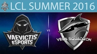 [LoL VODs] VS vs VEG | LCL Summer 2016 (04.06.2016) - Vaevictis eSports vs Vega Squadron