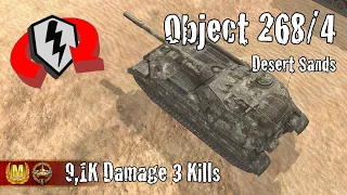 Object 268 Version 4  |  9,1K Damage 3 Kills  |  WoT Blitz Replays