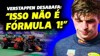 VERSTAPPEN DESABAFA APÓS PUNIÇÃO POR INCIDENTE COM HAMILTON | FÓRMULA 1 | GP EM CASA