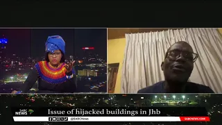 Possible syndicate hijacking buildings in Joburg CBD : Nthatisi Modingoane
