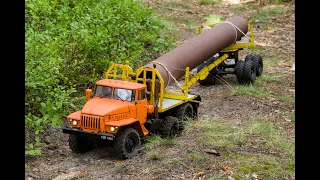 Ural 4320 RC scale truck - new engine sound [Cross RC UC6 & T835]