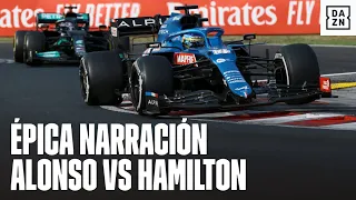 Antonio Lobato y su narración: defensa de Fernando Alonso vs Hamilton en el GP de Hungría F1 2021