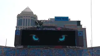 Carolina Panthers opened their game the most interesting way using mixed-reality