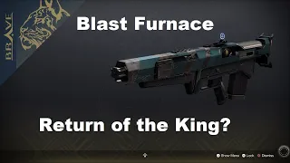 Is Blast Furnace the Best Pulse Rifle in PVP? (Review)