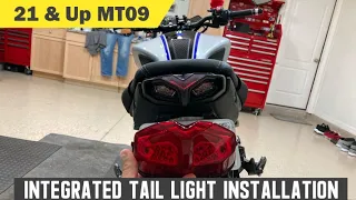 2021 & Up Yamaha MT09 Integrated Tail Light Install