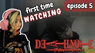 FIRST TIME WATCHING!! Death Note Reaction - Episode 5