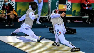 Men's Foil Highlights PART 2 - Junior World Championships 2022