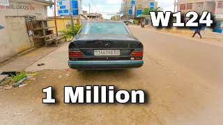 This Mercedes W124 has been driving for over 1 million kilometers🇨🇩