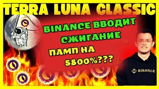 ВЗРЫВ LUNC??? BINANCE ВСЕ ТАКИ ВВОДЯТ СЖИГАНИЕ!!! ДО КВОНА НАШЛИ???