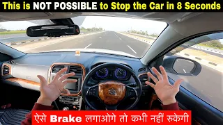 Part-27 | How to Use Car Brakes like Pro Drivers ? Stopping Car in 8 Seconds | Mechanical Jugadu