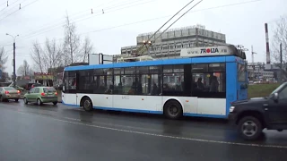 Троллейбус Санкт-Петербурга 3-24: ПТЗ-5283 б.6908 по №25 (26.04.13)