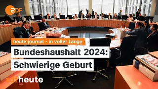 heute journal vom 19.01.2024 Einigung auf neuen Bundeshaushalt, Trauerfeier für Beckenbauer