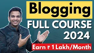 FREE Blogging Course 2024 | How to Start a WordPress Blog and Earn Money in 2024