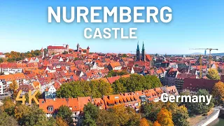 Nuremberg, Germany Walking Tour (4k Ultra HD 60fps) 🇩🇪 Kaiserburg Castle 4K Walk