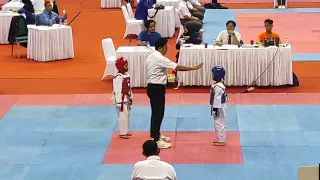 Pertandingan Jogjakarta Taekwondo International Open 2023. Juara 1 🥇(Merah) VS Alana (Jogja)