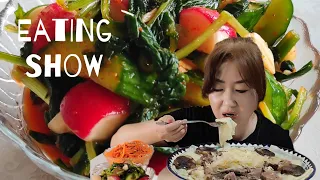 PREPARING AN INCREDIBLE, SPRING, VITAMIN KIMCHI FROM RADISH ✔EATING SHOW