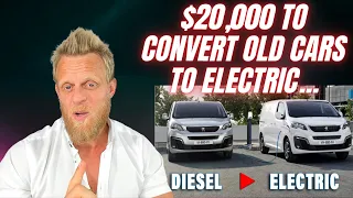 In Europe old internal combustion cars are being converted to EVs for $20,000