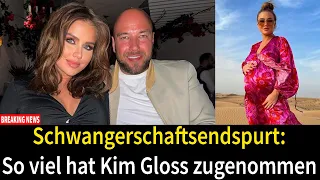 Schwangerschaftsendspurt: So viel hat Kim Gloss zugenommen