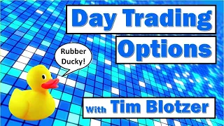 Day trading Options with Tim Blotzer!